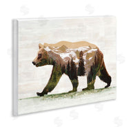 Amber Sterling | Woodland Pattern Bear