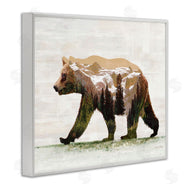 Amber Sterling | Woodland Pattern Bear