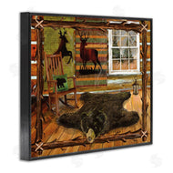 Ed Wargo | Rustic Cabin with Border