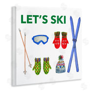 Melissa Hyatt | Let's Ski on White