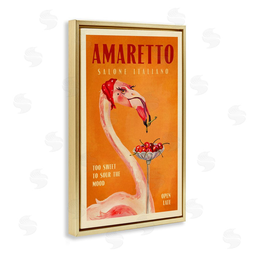 The Whiskey Ginger | Vintage Amaretto Flamingo