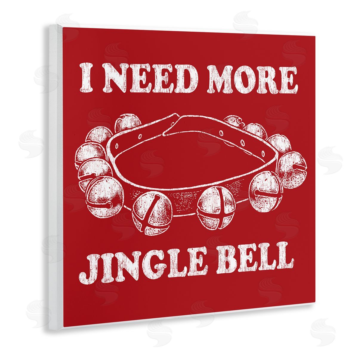 Need More Jingle Bell Wood Plaque Wall Art, Home Decor by Jedco Brands, Inc.
