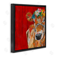 Violet Davenport | Red Barn Cow Collage
