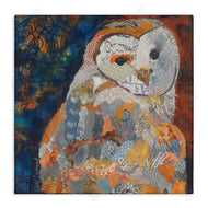 Violet Davenport | Collage Patterned Owl