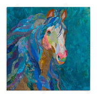 Violet Davenport | Blue Collaged Pegasus