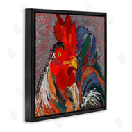 Violet Davenport | Patterned Collage Rooster