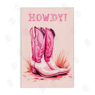 Andrea Haase | Pink Cowgirl Boots Howdy
