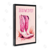 Andrea Haase | Pink Cowgirl Boots Howdy