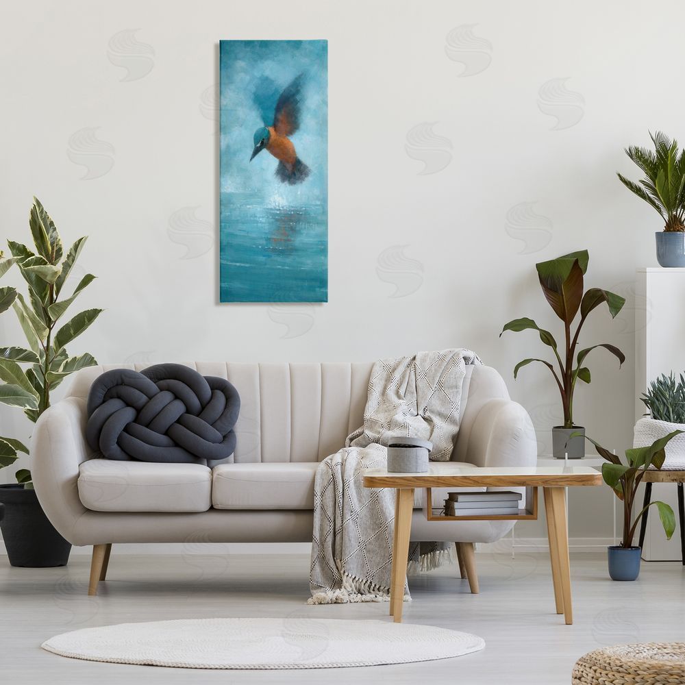 Stephen Mitchell Hummingbird Splashing Surface