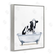 Ashley Justice | Cow in Tub Sketch