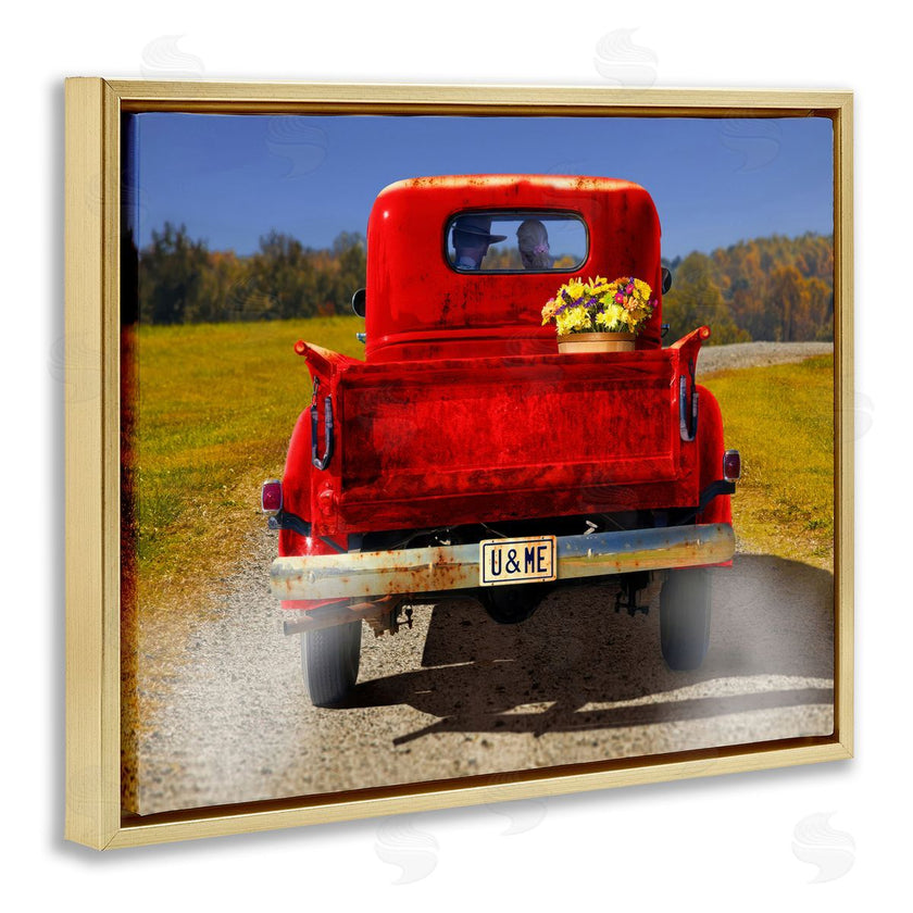 Michael Quackenbush | Cowboy in Red Truck