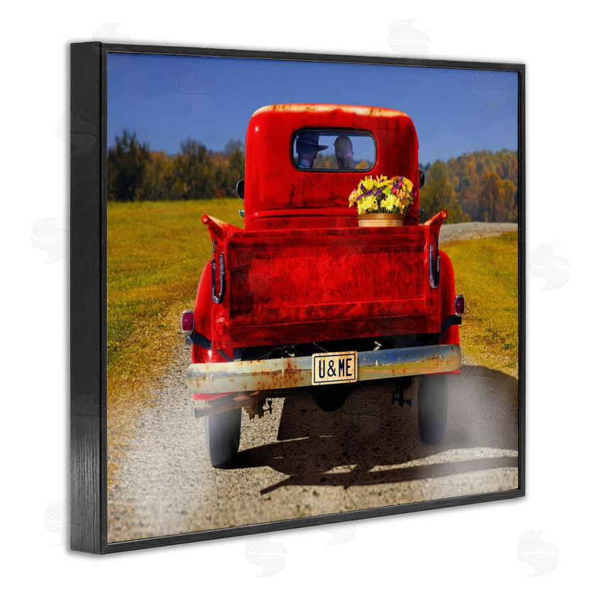 Michael Quackenbush | Cowboy in Red Truck