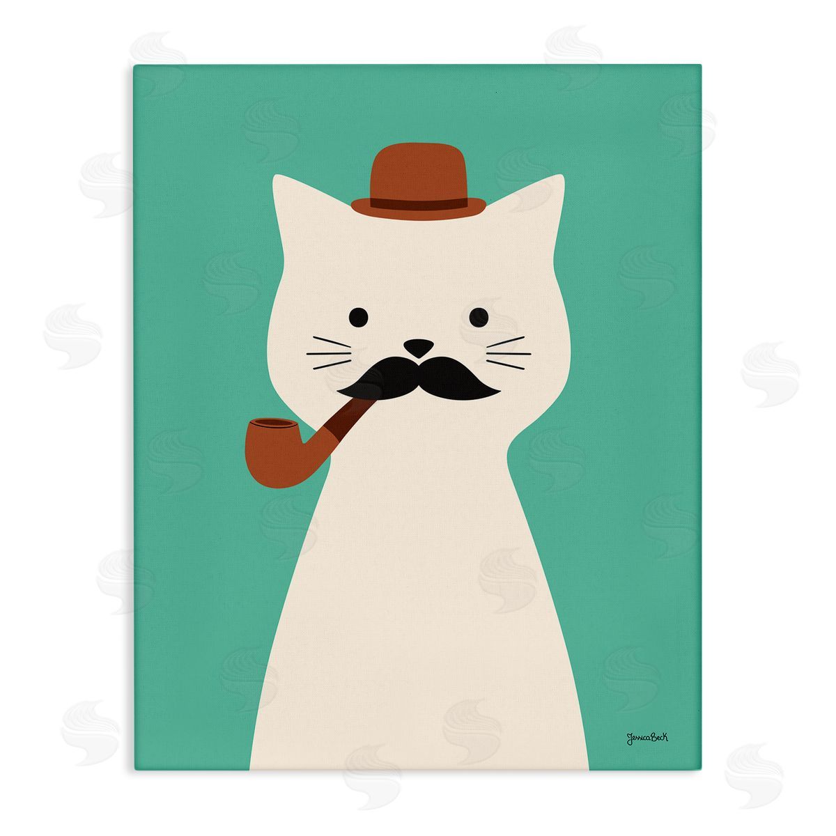 Jessica Beck | Cat Smoking Pipe