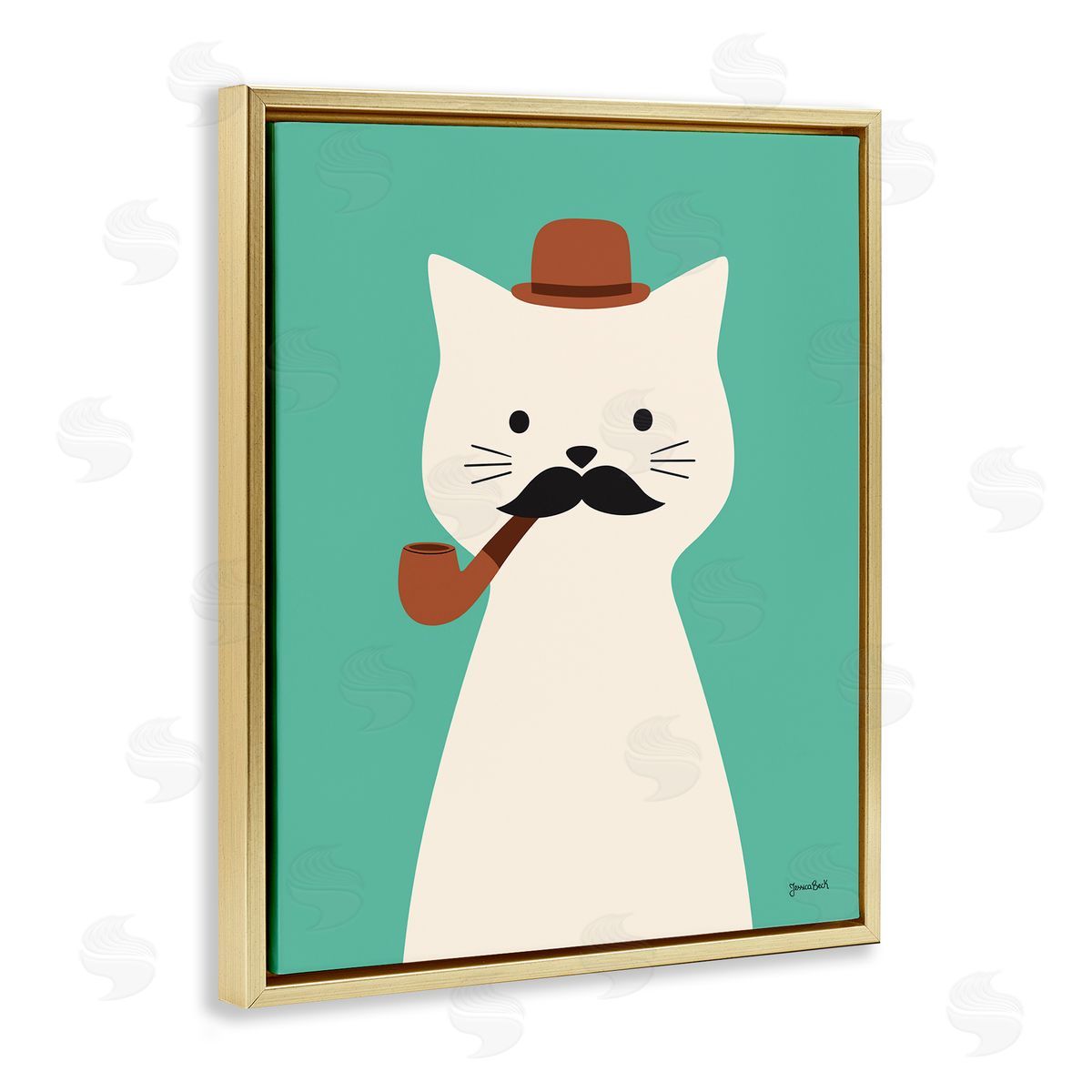 Jessica Beck | Cat Smoking Pipe