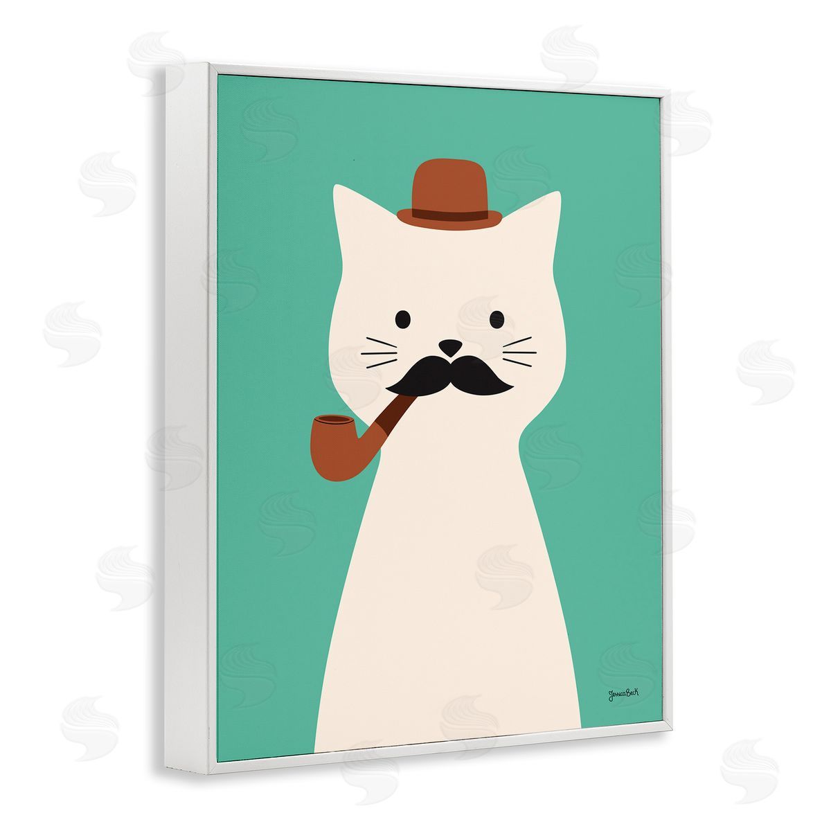 Jessica Beck | Cat Smoking Pipe