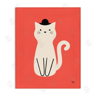 Jessica Beck | Cat with Top Hat