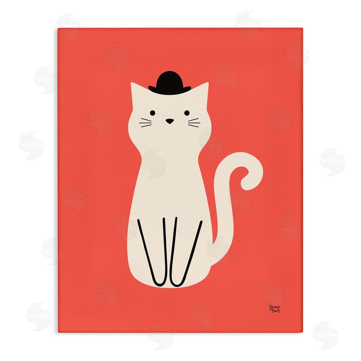 Jessica Beck | Cat with Top Hat
