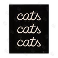 Jessica Beck | Cats Repeating Typography