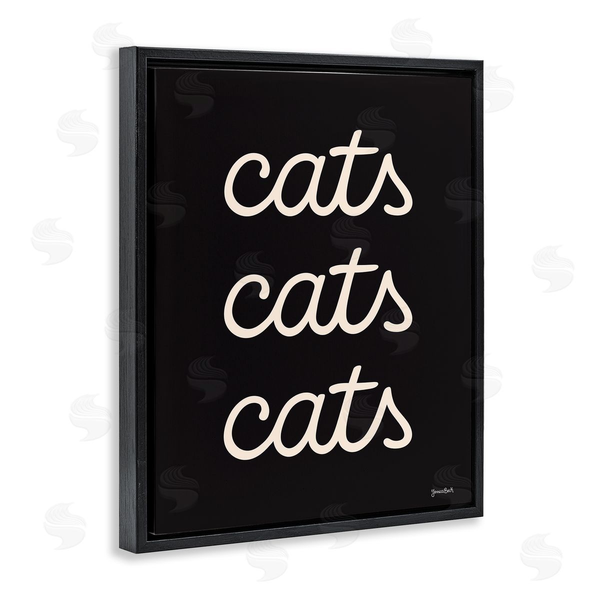 Jessica Beck | Cats Repeating Typography