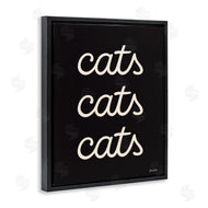 Jessica Beck | Cats Repeating Typography