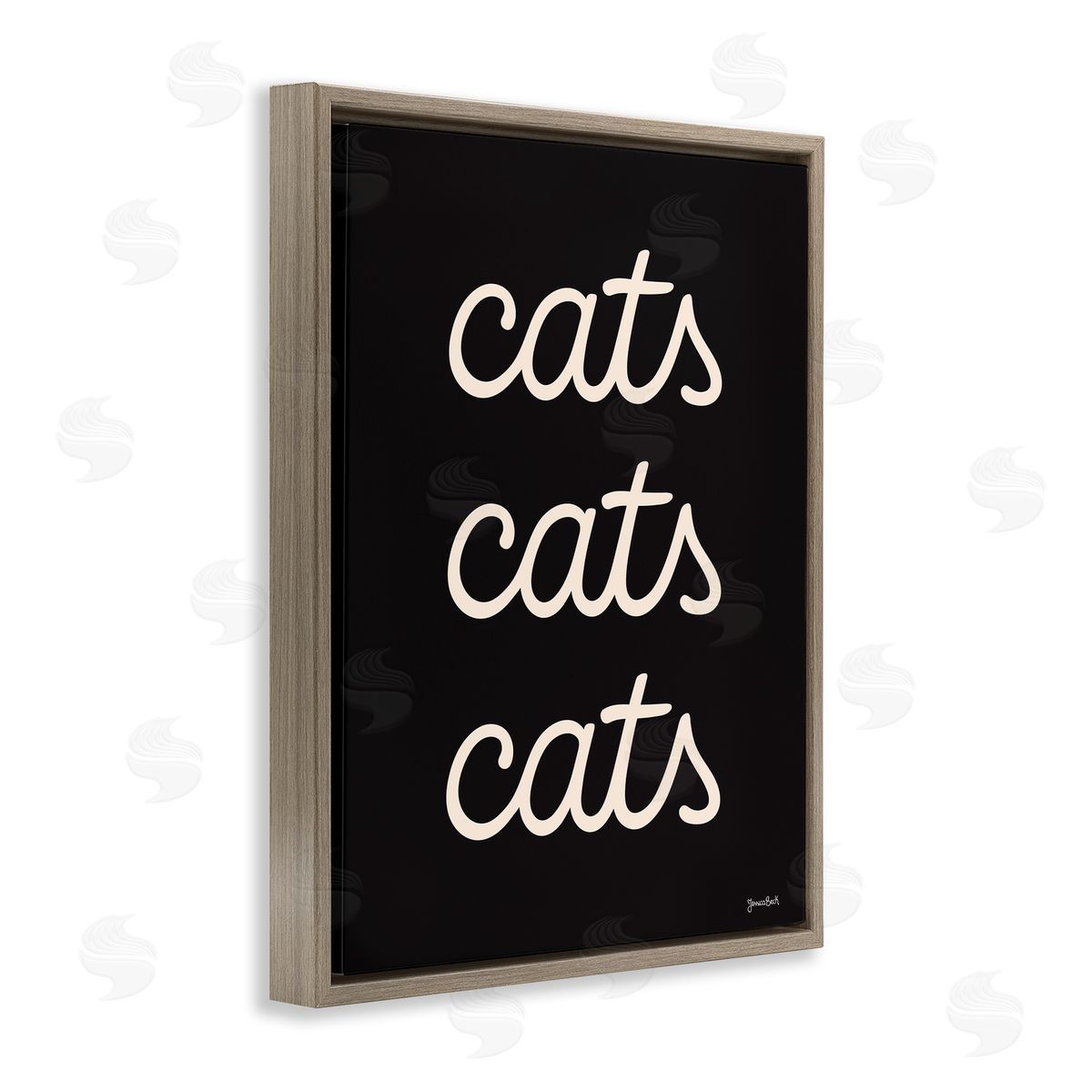 Jessica Beck | Cats Repeating Typography