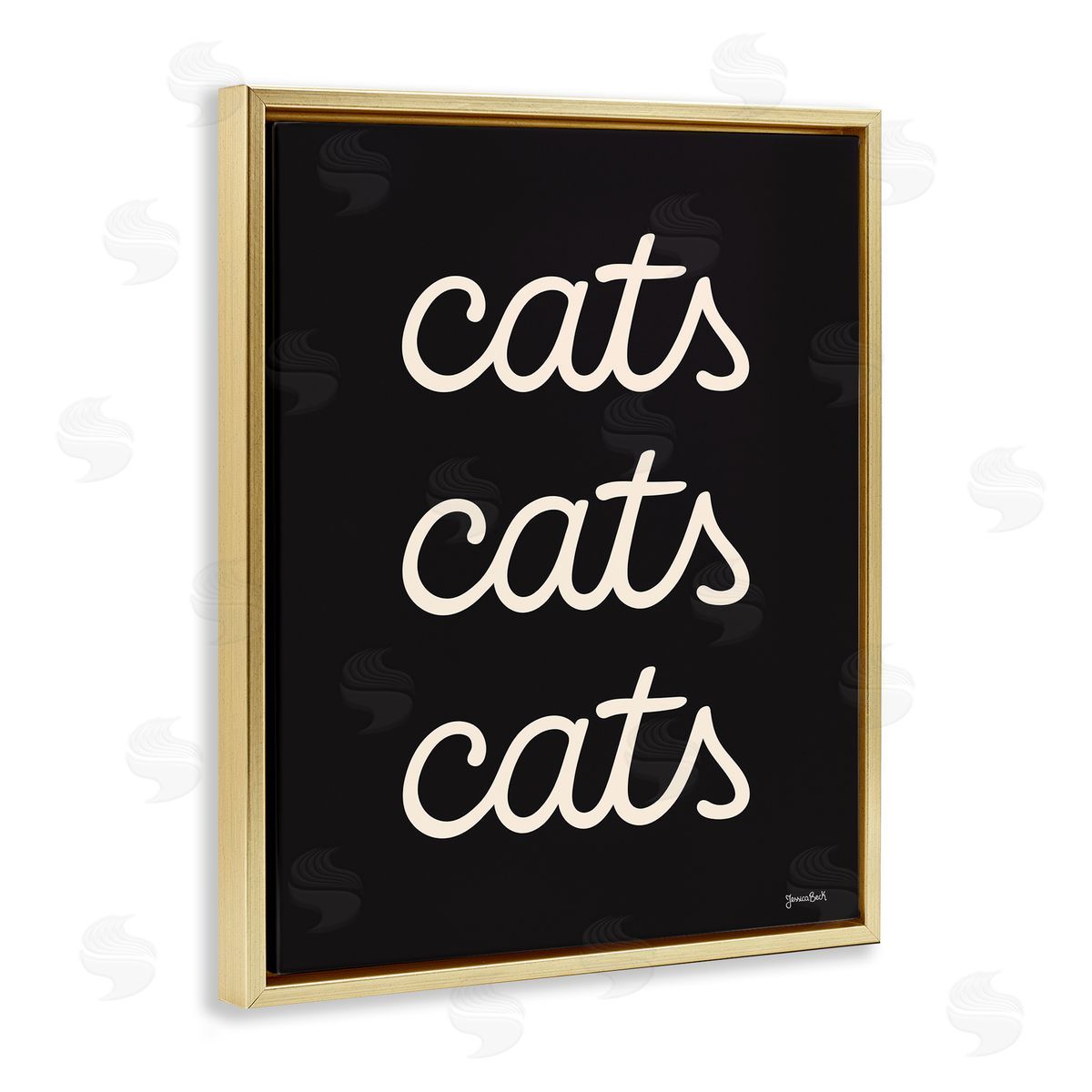 Jessica Beck | Cats Repeating Typography