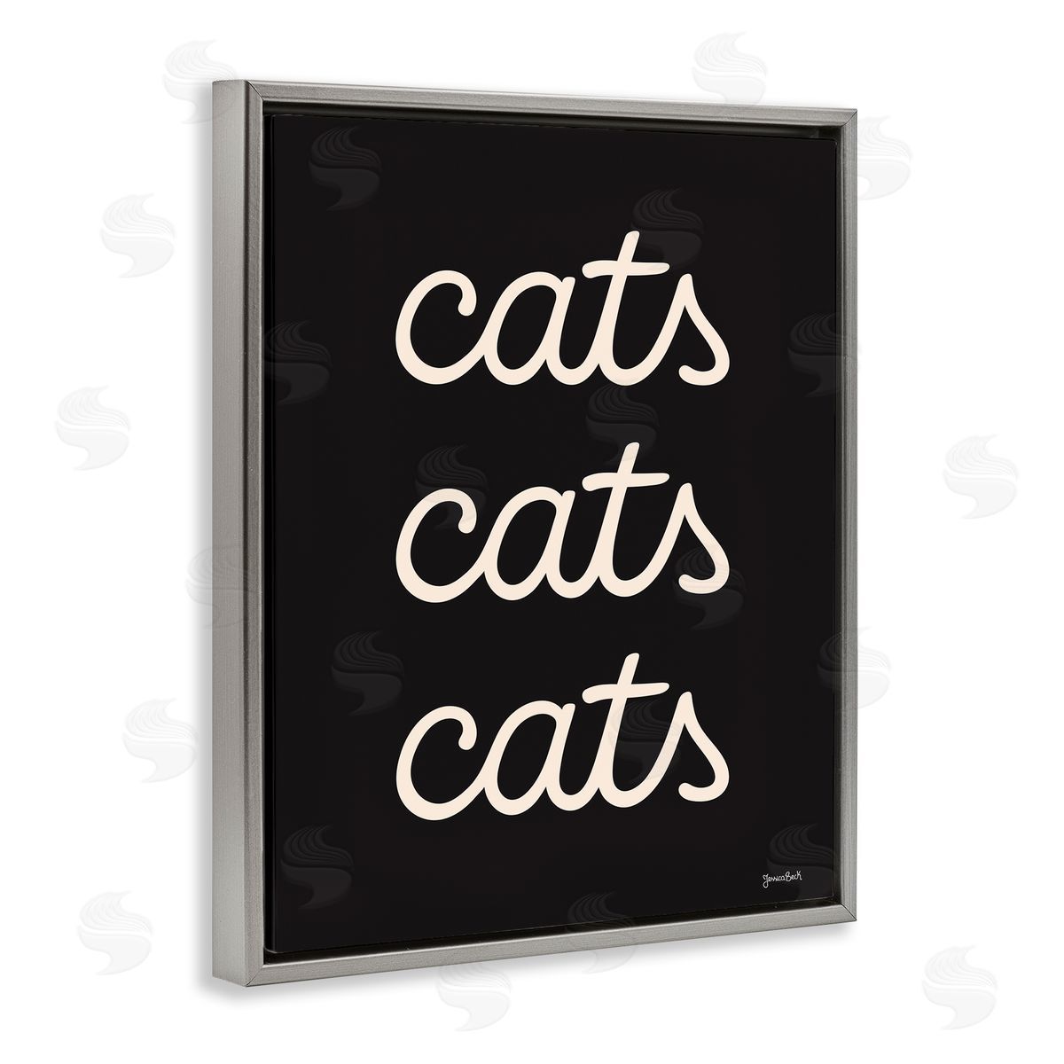 Jessica Beck | Cats Repeating Typography
