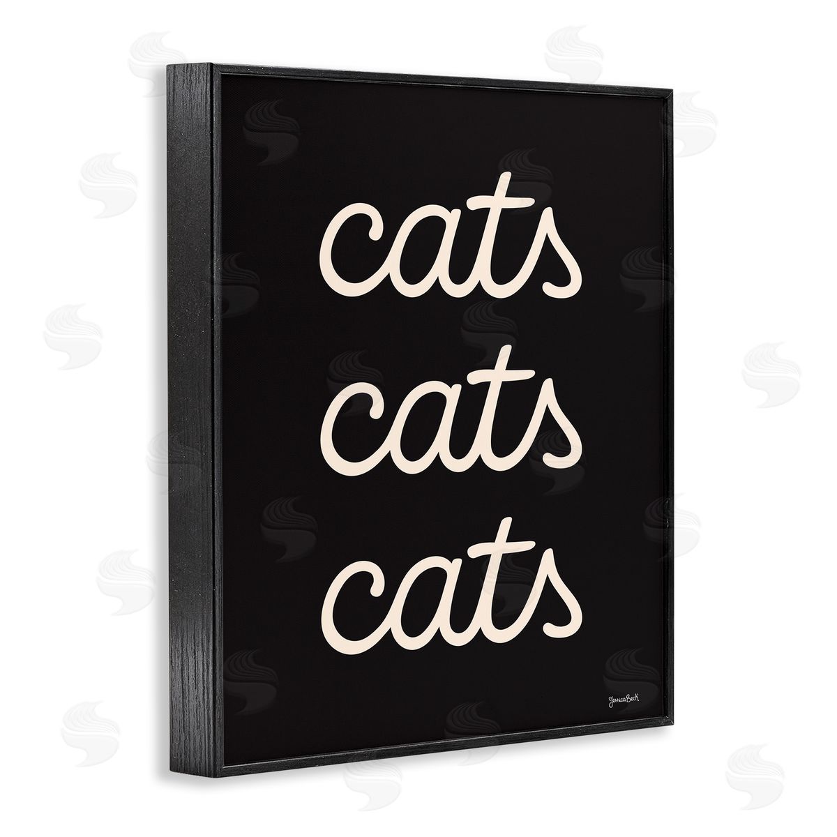 Jessica Beck | Cats Repeating Typography