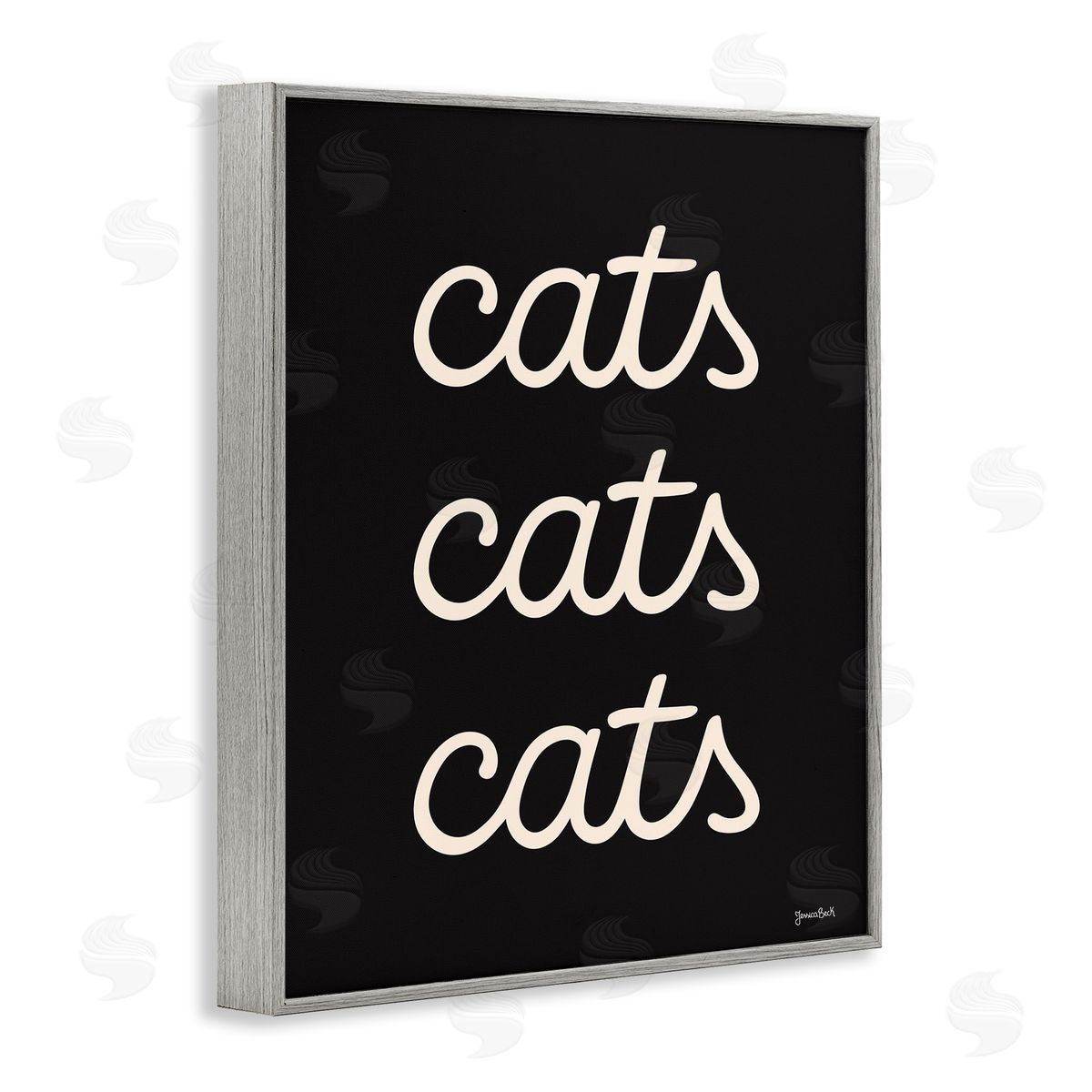 Jessica Beck | Cats Repeating Typography