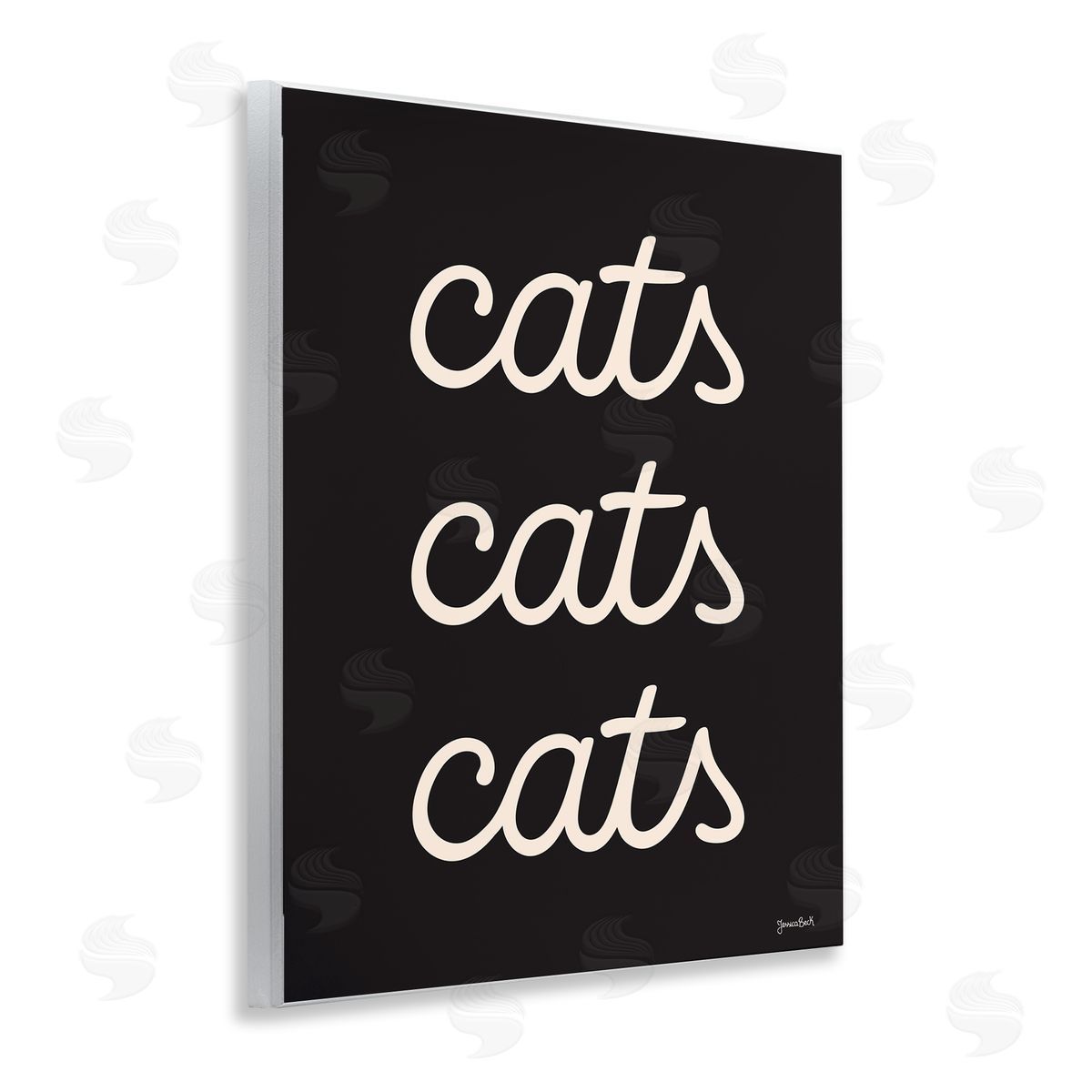 Jessica Beck | Cats Repeating Typography
