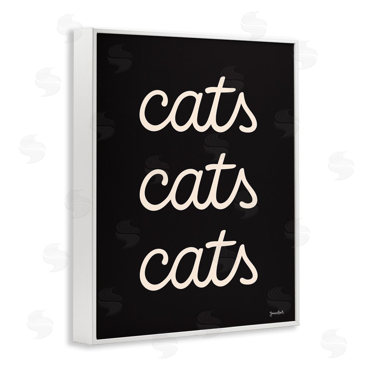 Jessica Beck | Cats Repeating Typography