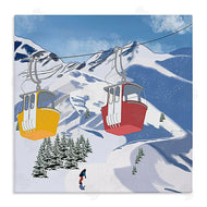 Ashley Singleton | Ski Lift over Vast Mountain