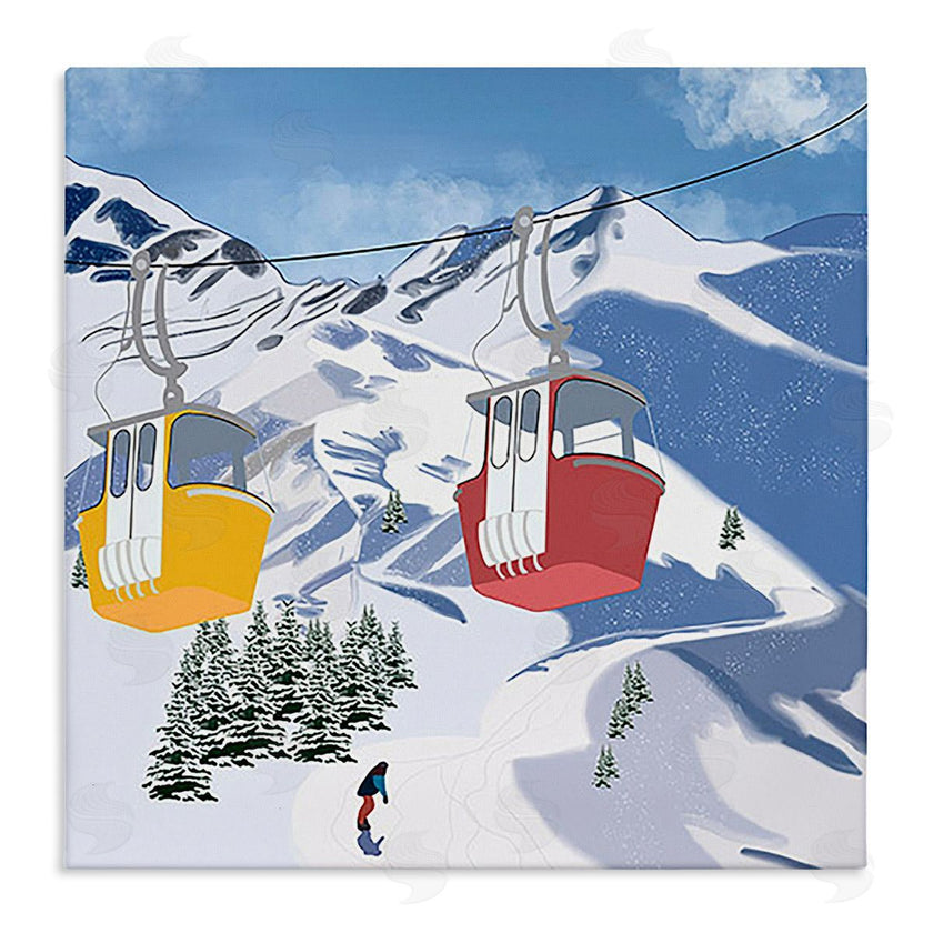 Ashley Singleton | Ski Lift over Vast Mountain