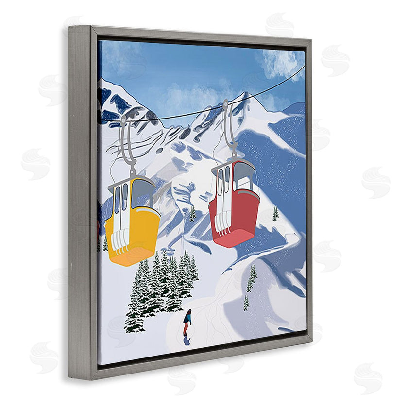 Ashley Singleton | Ski Lift over Vast Mountain