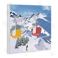 Ashley Singleton | Ski Lift over Vast Mountain
