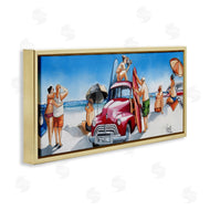 Ronald West | Group Of Beachgoers