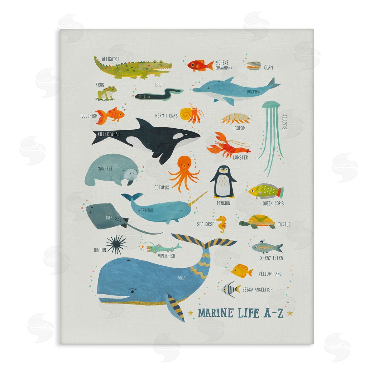 Irene Chan | Marine Life ABC Alphabet
