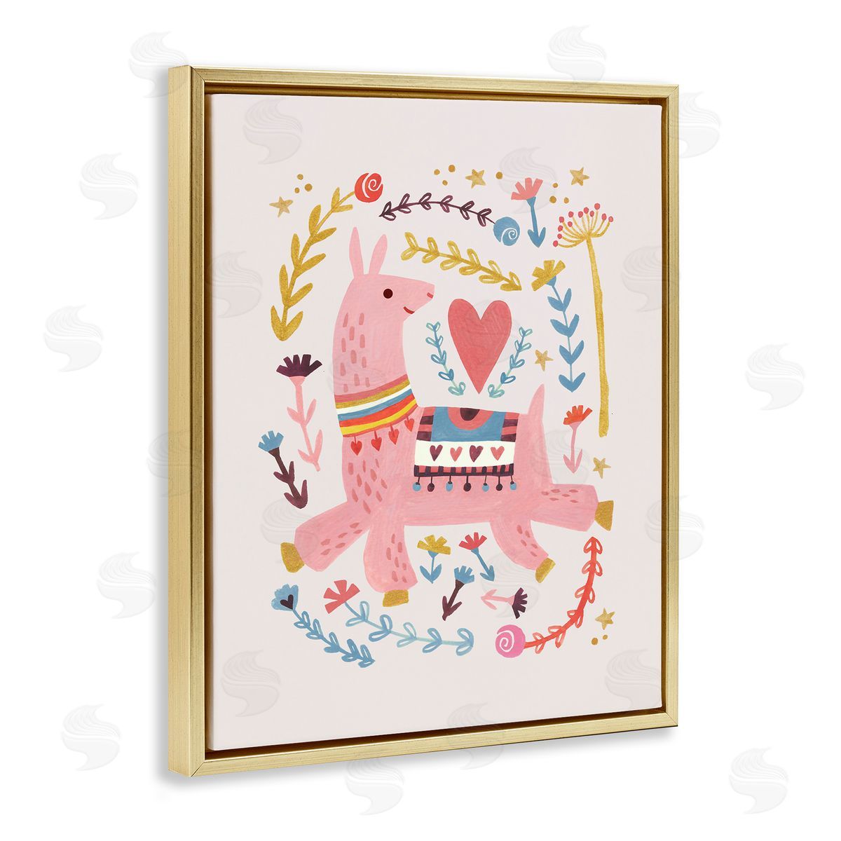 Irene Chan | Pink Llama with Florals