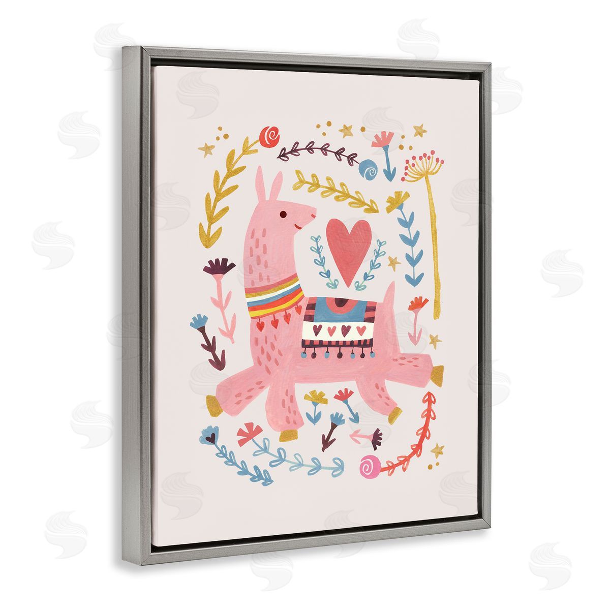 Irene Chan | Pink Llama with Florals