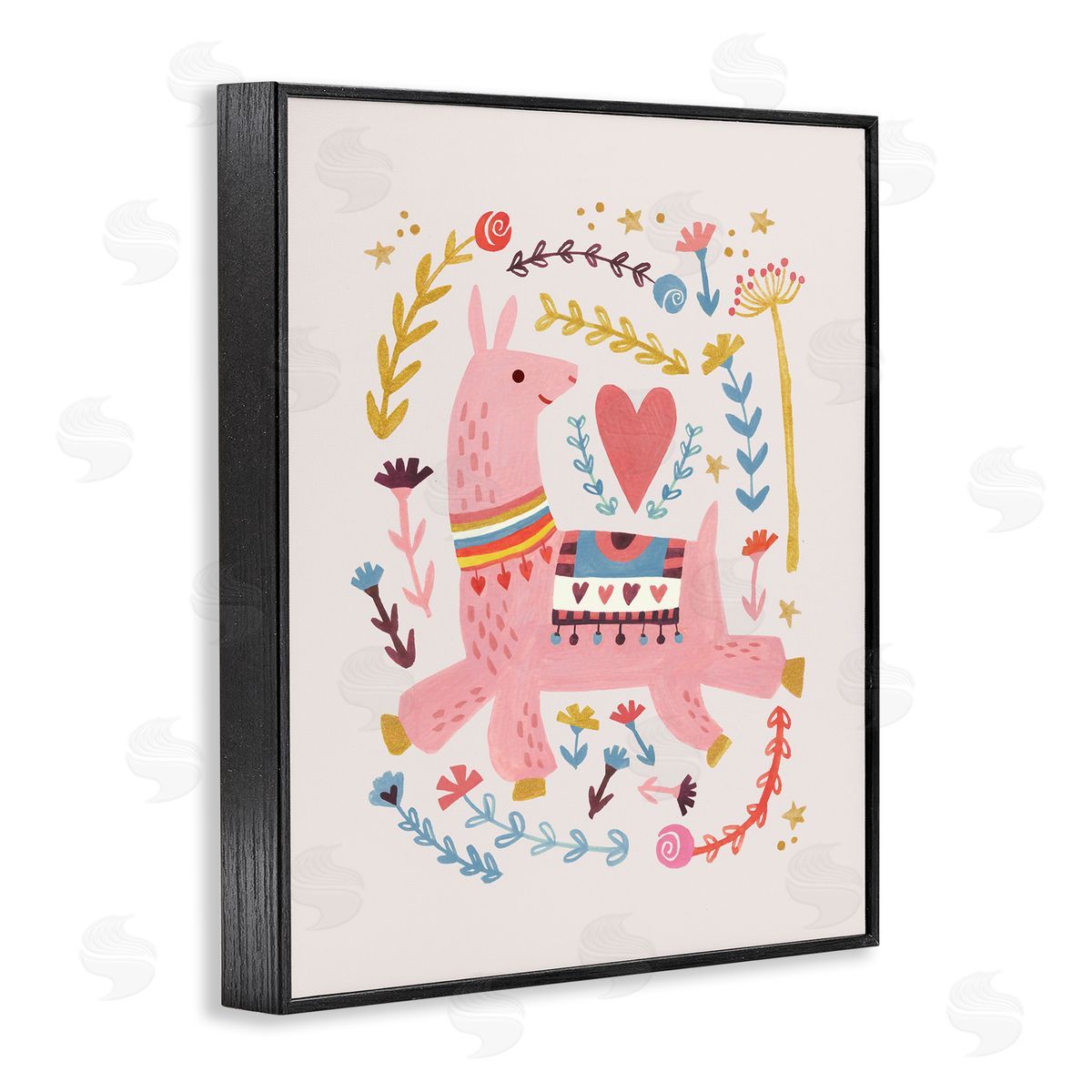 Irene Chan | Pink Llama with Florals