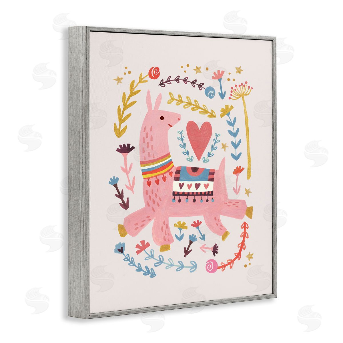 Irene Chan | Pink Llama with Florals