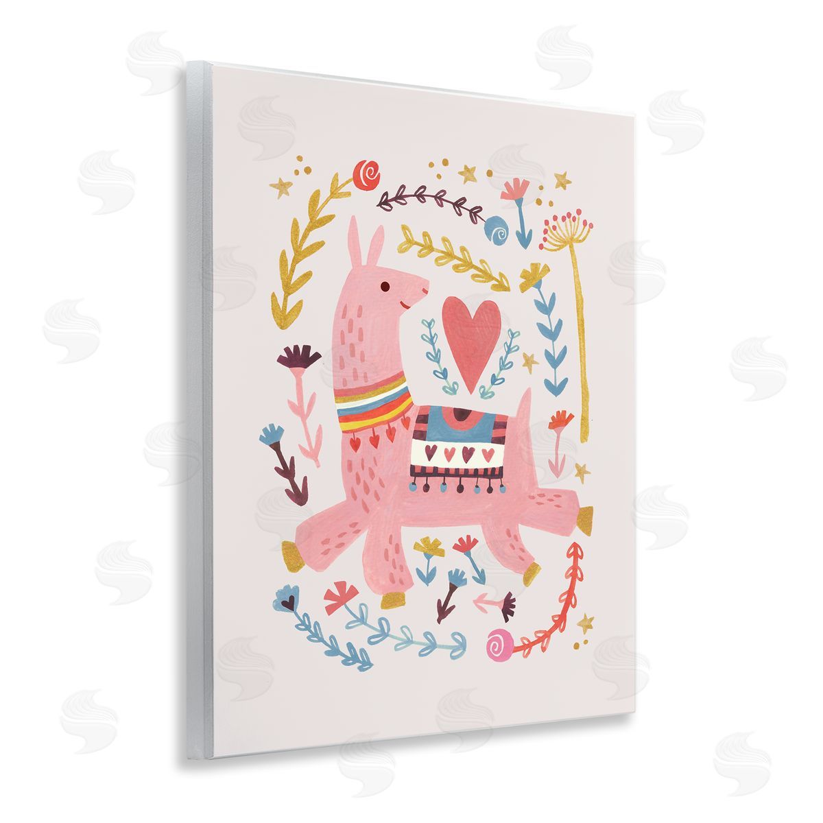 Irene Chan | Pink Llama with Florals