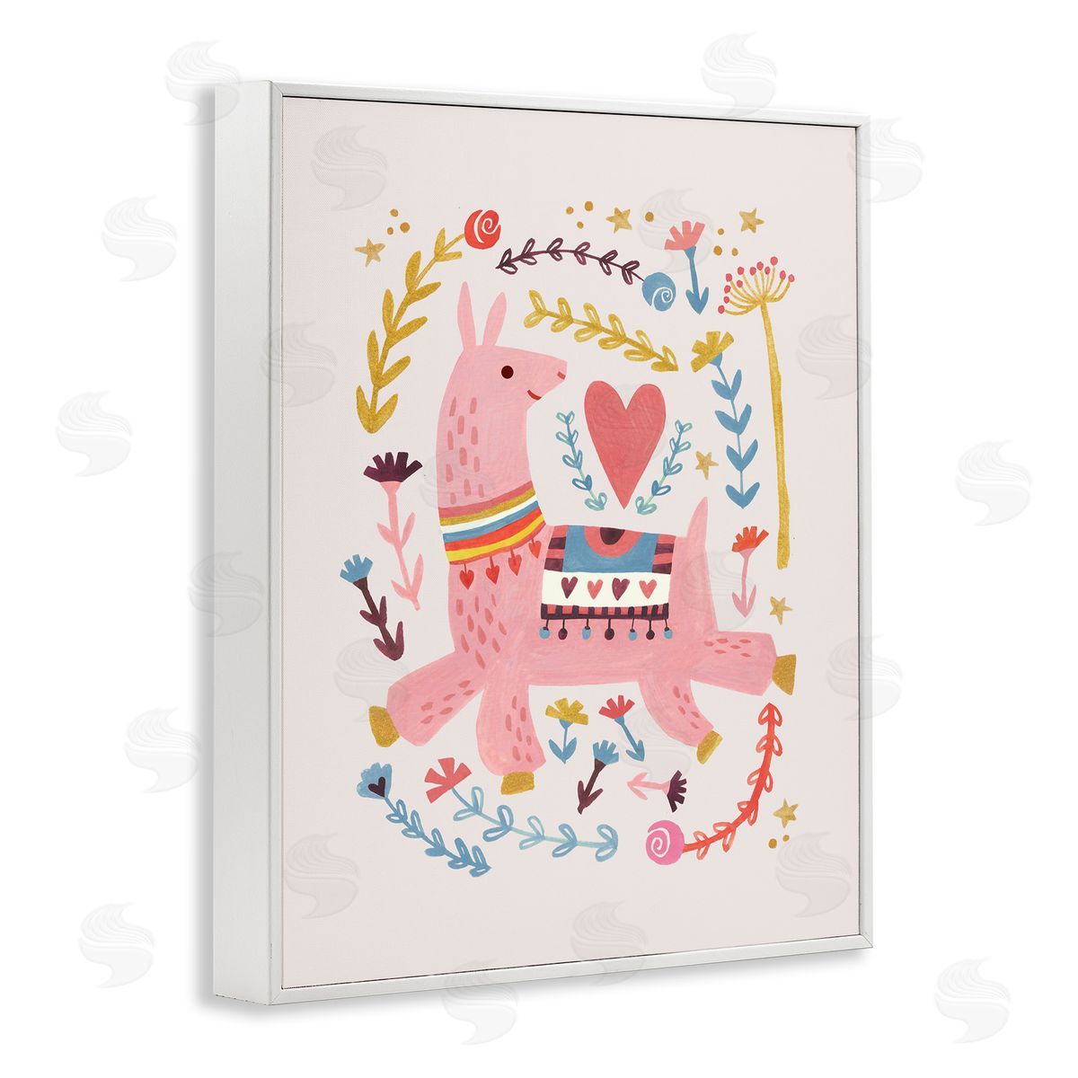 Irene Chan | Pink Llama with Florals