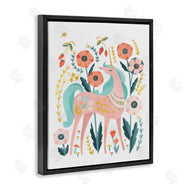 Irene Chan | Pink Unicorn with Florals