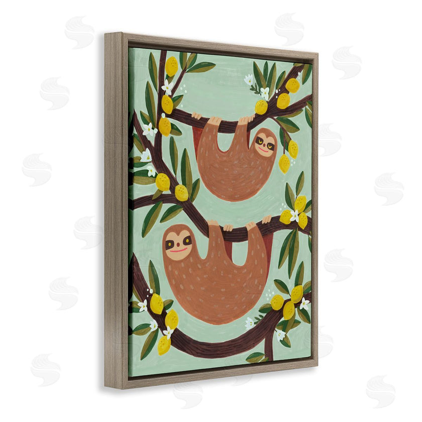 Irene Chan | Sloths on Lemon Tree Branches