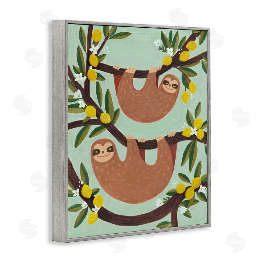 Irene Chan | Sloths on Lemon Tree Branches