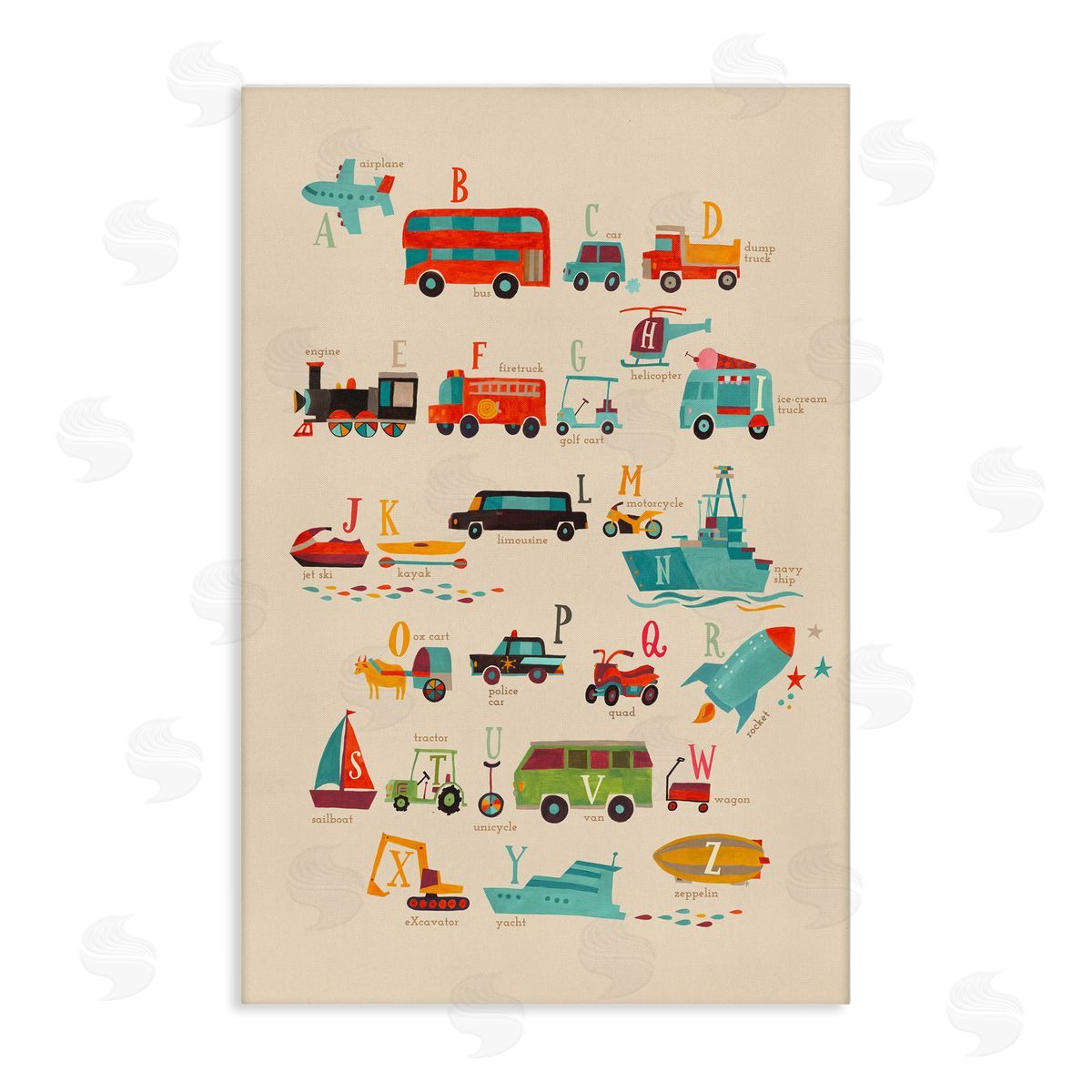 Irene Chan | Varied Transportation Alphabet