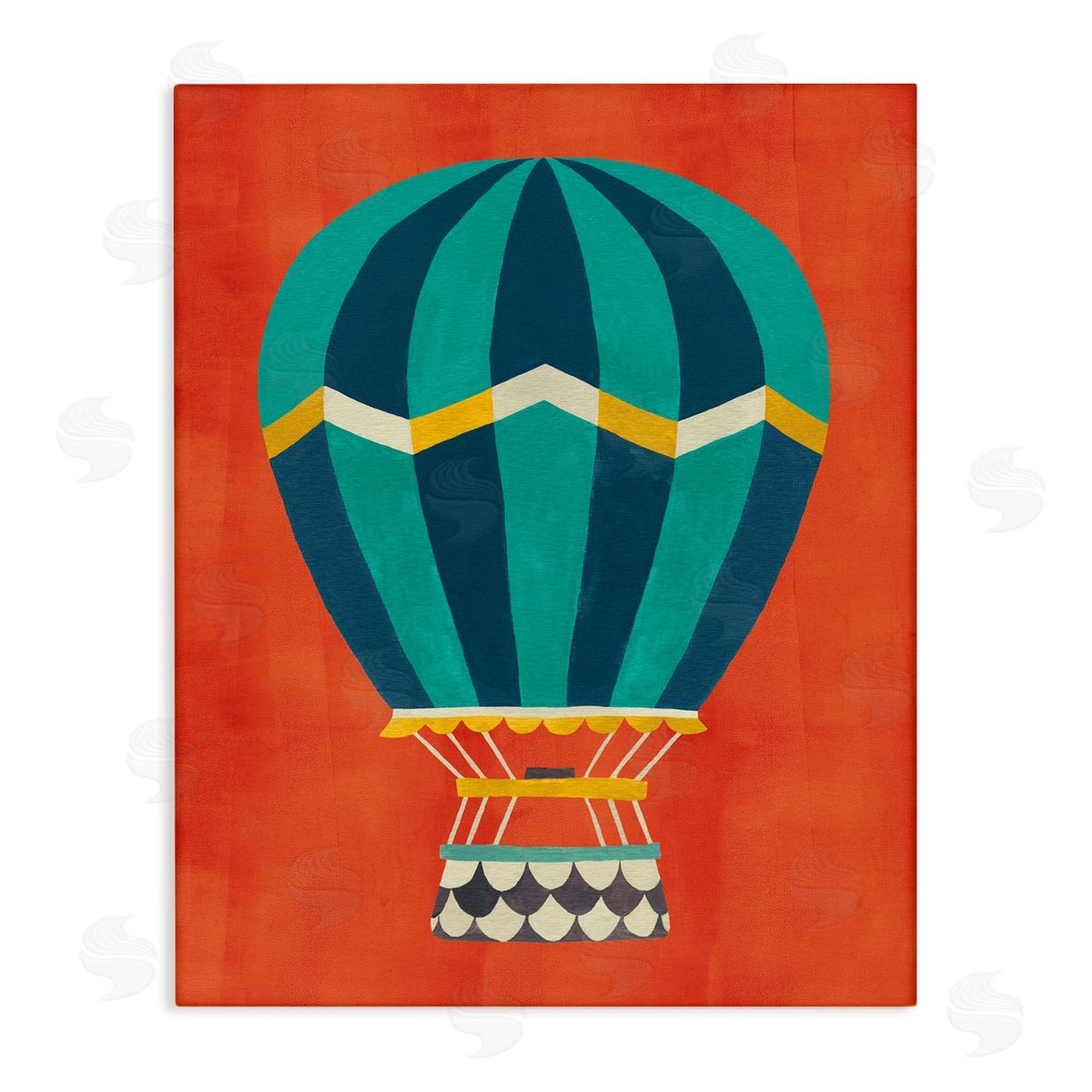 Irene Chan | Hot Air Balloon on Red