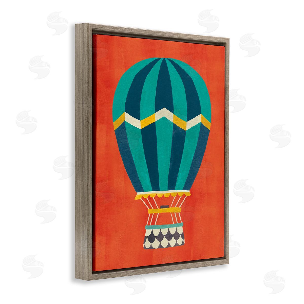 Irene Chan | Hot Air Balloon on Red