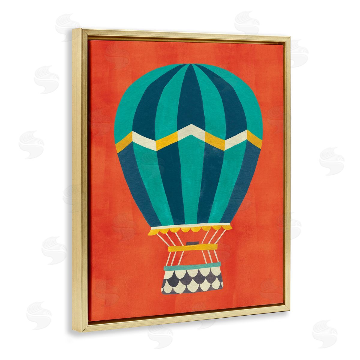 Irene Chan | Hot Air Balloon on Red